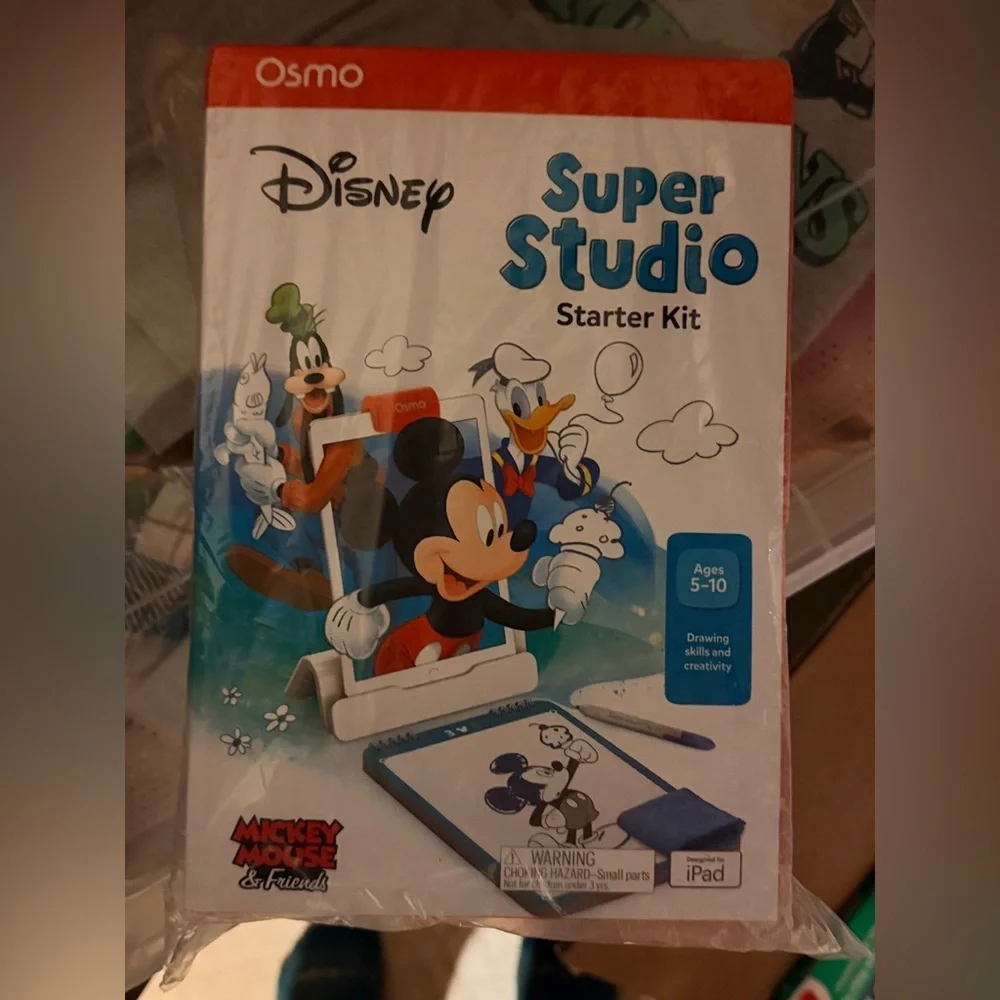 Osmo Disney Mickey Mouse & Friends‎ Super Studio Starter Kit iPad Ages 5-10 New